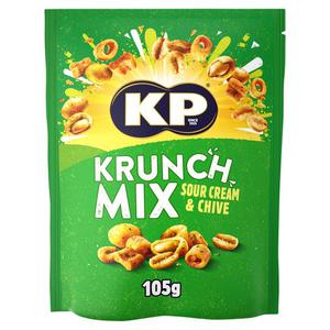 Kp Peanuts Kp Krunch Mix Sour Cream & Chive Flavour 105G