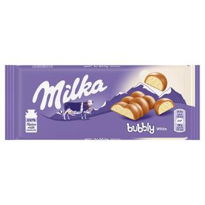 Milka Bubbly Milk&White 95G