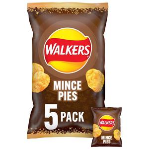 Walkers Mince Pie Multipack Crisps 5X25g