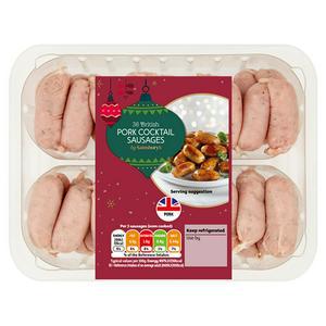 Sainsbury's Butcher's Choice British Pork Cocktail Sausages x36 510g