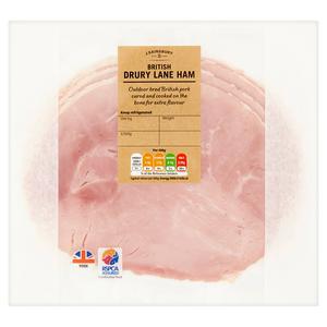 Sainsbury's Deli Express British Drury Lane Cooked Ham Slices x4 150g