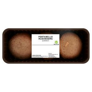 Sainsbury's Portabello Mushrooms 250g