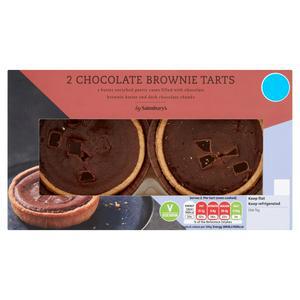 Sainsbury's Brownie Tarts x2 68g