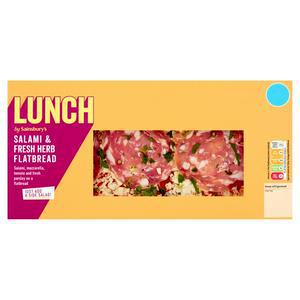 Sainsbury's Lunch Salami & Fresh Herb Flatbread 196g