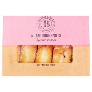 Sainsbury's Jam Doughnuts Pack x5