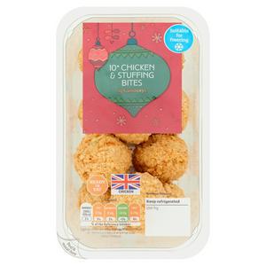 Sainsbury's Chicken & Stuffing Bites x10 200g