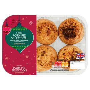 Sainsbury's Mini Pork Pie Selection x6 300g