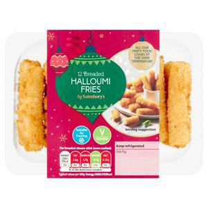 Sainsbury's Breaded Halloumi Fries x12 204g