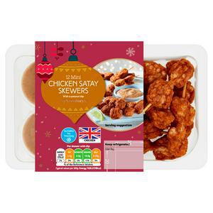 Sainsbury's Chicken Satay Skewers x12 180g