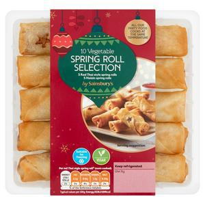 Sainsbury's Vegetable Spring Rolls x10 210g