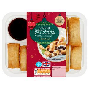 Sainsbury's Duck Spring Rolls x10 250g