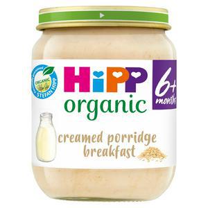 Sainsbury's HiPP Organic Creamed Porridge Breakfast Jar 125g 6 Month+