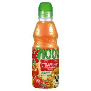 Sainsbury's Kubus Go Strawberry-Banana 300ml