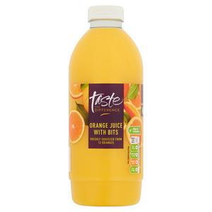 Sainsbury's Freshly Squeezed Orange Juice with Bits, Taste the Difference 1L