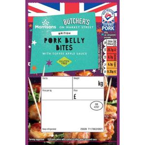 Morrisons Toffee Apple Pork Belly Bites