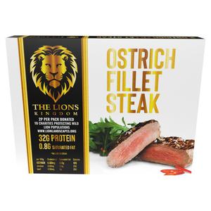 The Lions Kingdom 2 Ostrich Fillet Steaks