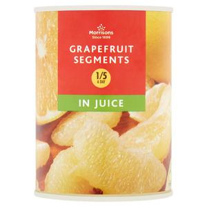 Morrisons Grapefruit Segments in Juice, Drained Weight (540g)