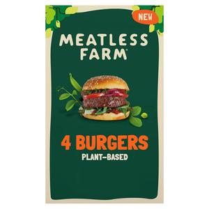 The Meatless Farm Co Meatless Farm Plant Based 4 Burgers