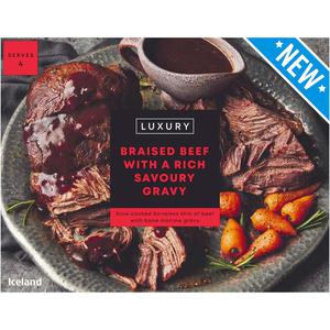 Iceland Luxury Braised Beef with a Rich Savoury Gravy 1.17kg