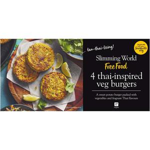 Slimming World 4 Thai-Inspired Veg Burgers 432g