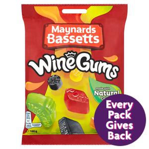 Maynards Bassetts Wine Gums Sweets Bag