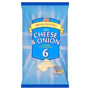 Morrisons Cheese and Onion Flavour Crisps Multipack