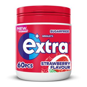 Wrigley's Extra Wrigleys Extra Strawberry 60 Piece Bottle