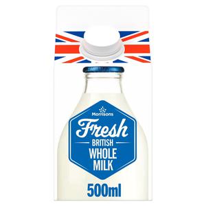 Morrisons Fresh Whole Milk