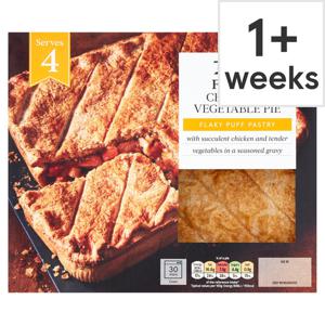 Tesco Family Chicken & Vegetable Pie 700G