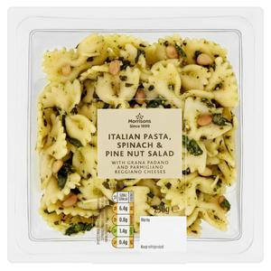 Morrisons Italian Pasta Spinach & Pine Nut Salad