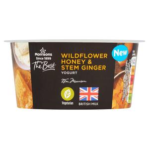 Morrisons The Best Wild Honey & Stem Ginger Yogurt