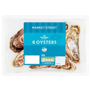 Scottish Shellfish Morrisons 6 Fresh Oysters