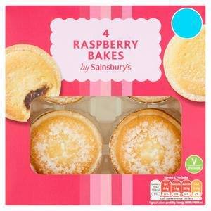 Sainsbury's Raspberry Bakes x4 160g