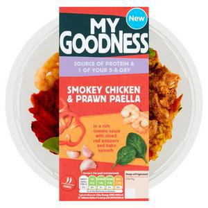 Sainsbury's My Goodness Smokey Chicken & Prawn Paella 350g