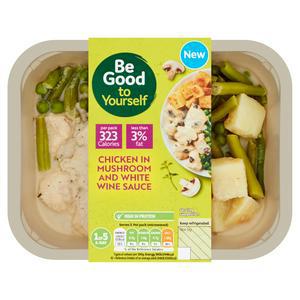 Sainsbury's Chicken in Mushroom & White Wine Sauce, Be Good to Yourself 380g