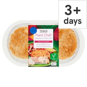 Tesco Plant Chef Fish Free Cakes 270G