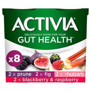 Sainsbury's Activia Health Fruits Yogurt 8x115g