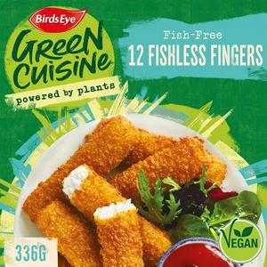 Sainsbury's Birds Eye Green Cuisine Fishless Fingers x12 336g