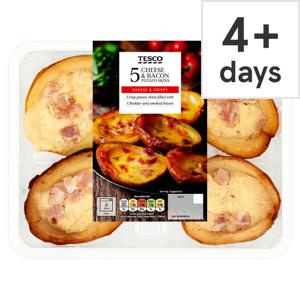 Tesco 5 Cheese & Bacon Potato Skins 306G