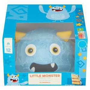 Sainsbury's Little Monster Madeira Cake Layered with Raspberry Jam 794g