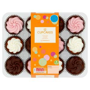 Sainsbury's Cupcakes x12 516g