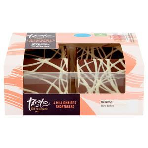 Sainsbury's Millionaire's Shortbread, Taste the Difference x4 185g