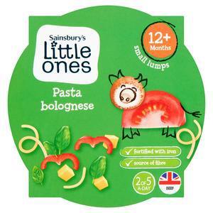 Sainsbury's Little Ones Pasta Bolognese 12+ Months 200g