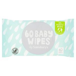 Sainsbury's By Sainsburys Baby Wipes x60