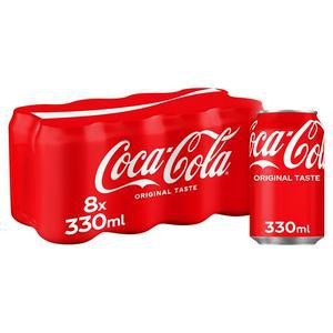 Sainsbury's Coca-Cola Original Taste 8x330ml