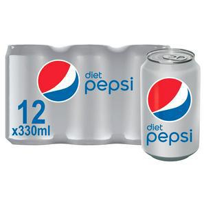 Sainsbury's Diet Pepsi Cans 12x330ml