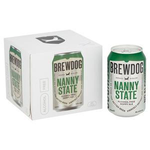 Sainsbury's Brewdog Nanny State Alcohol Free Hoppy Ale 4x330ml