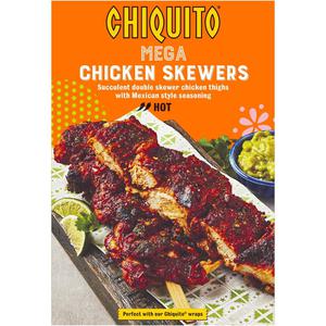 Chiquito® Mega Chicken Skewers 700g