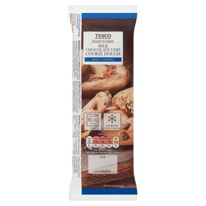 Tesco Ready To Bake Chocolate Chip Cookie Dough 300G