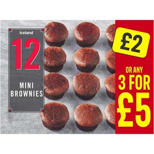 Iceland 12 Mini Brownies 216g